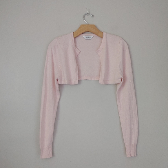 Lingadore Knit Crop Cardigan Bolero Ballet Size Small - Picture 3 of 15